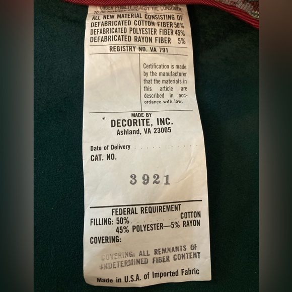 Vintage Americana Tapestry Woven Throw Pillow Sunbonnet Sue Prairie 16 x 16" - Picture 5 of 5